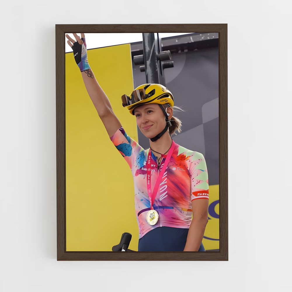 Poster Vague de Couleurs – affiche Cyclisme (vue 5)